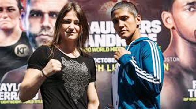 Katie Taylor and Cindy Serrano