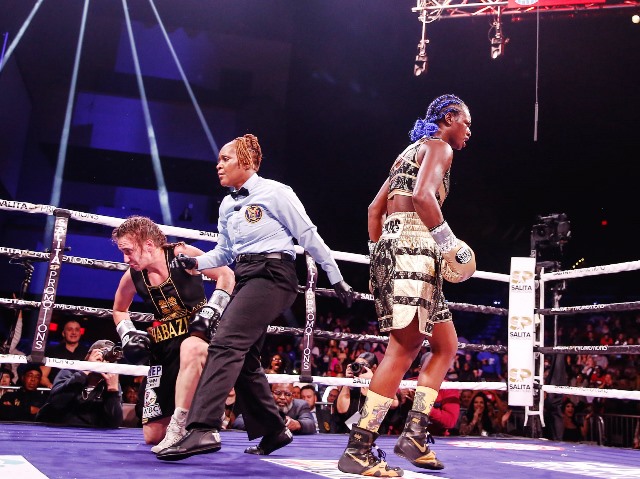 Claressa-Shields-knocks-down-Ivana-Habazin