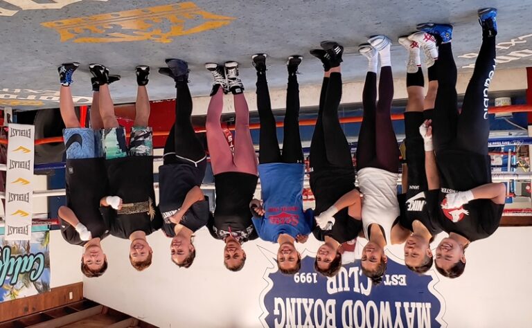 Fujioka-and-Yoshida-Visit-Sparring-At-Maywood